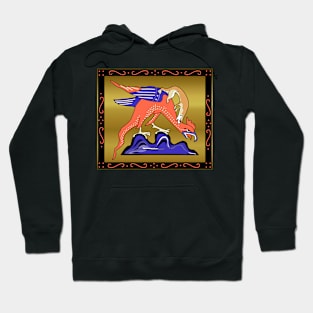 Weasel attack on a Dragon Hoodie